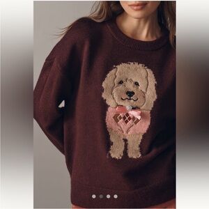 NWT Maeve Crew-Neck Dog Icon
Pullover Sweater